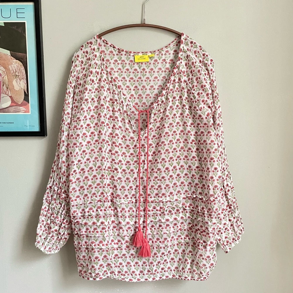 Roberta Roller Rabbit Floral Tassel Tunic